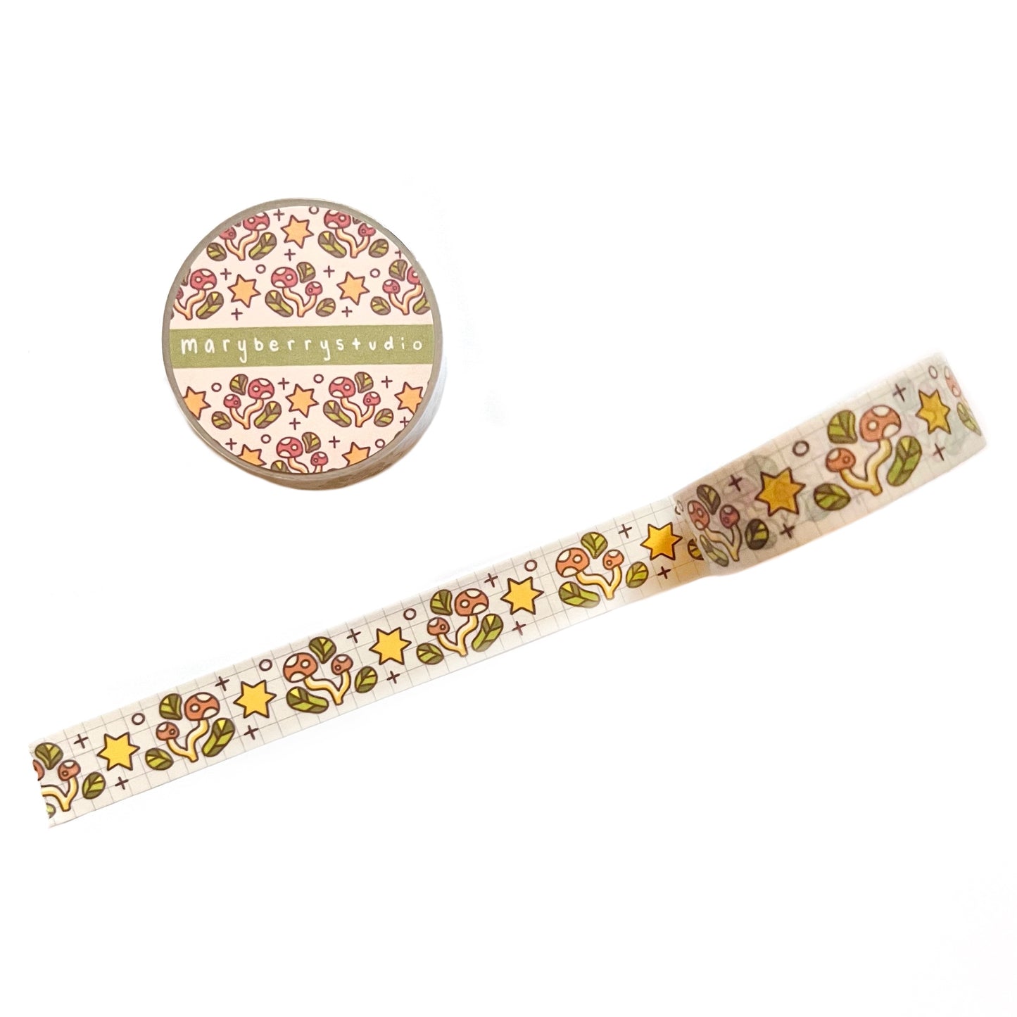 Mushroom Stars Washi Tape