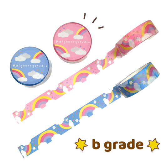 B Grade Rainbow Washi Tape