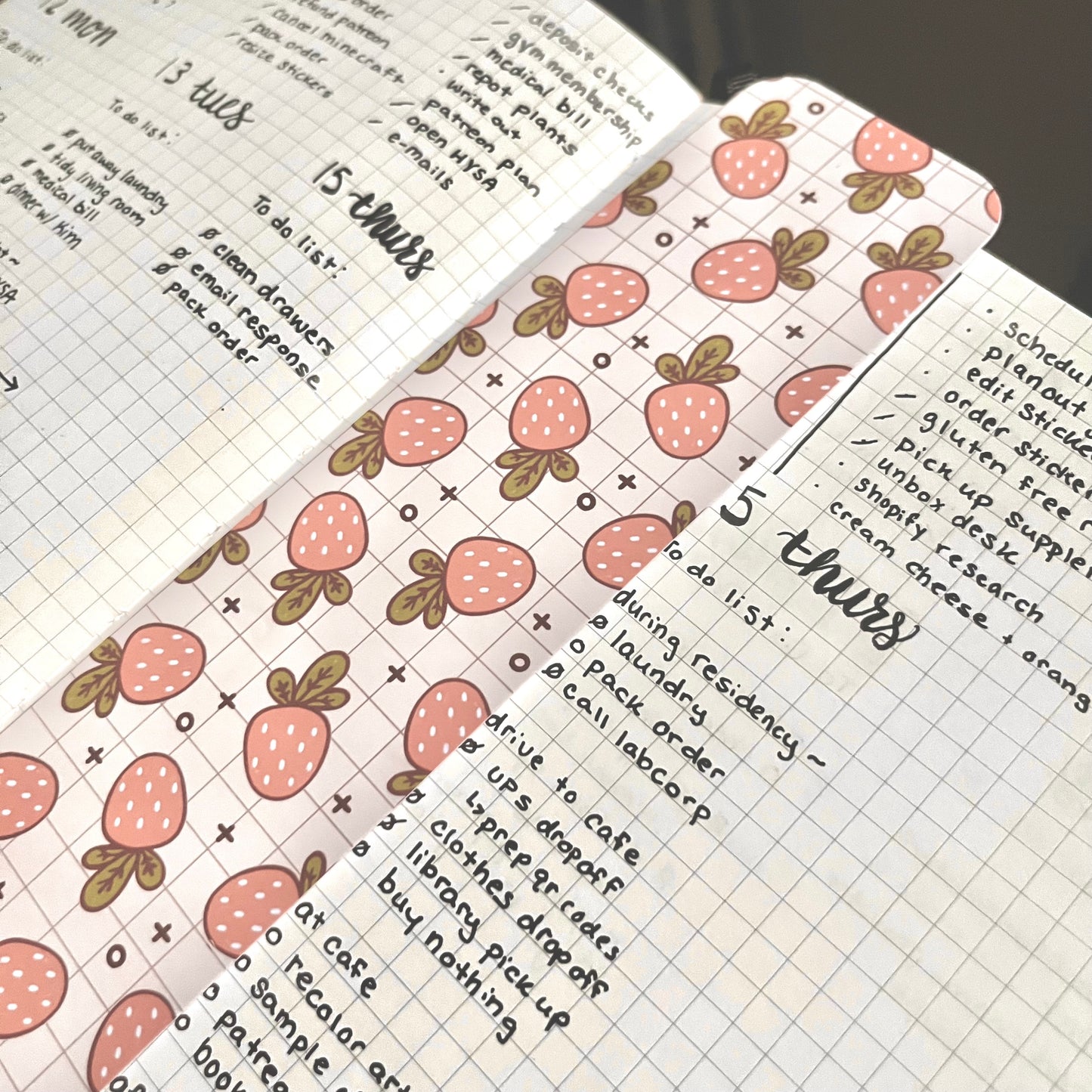 Strawberry Bookmark