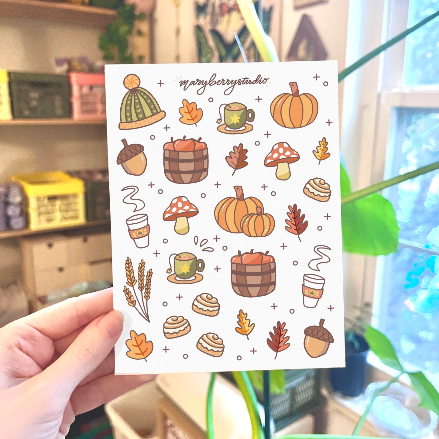 Autumn Vibes Sticker Sheet
