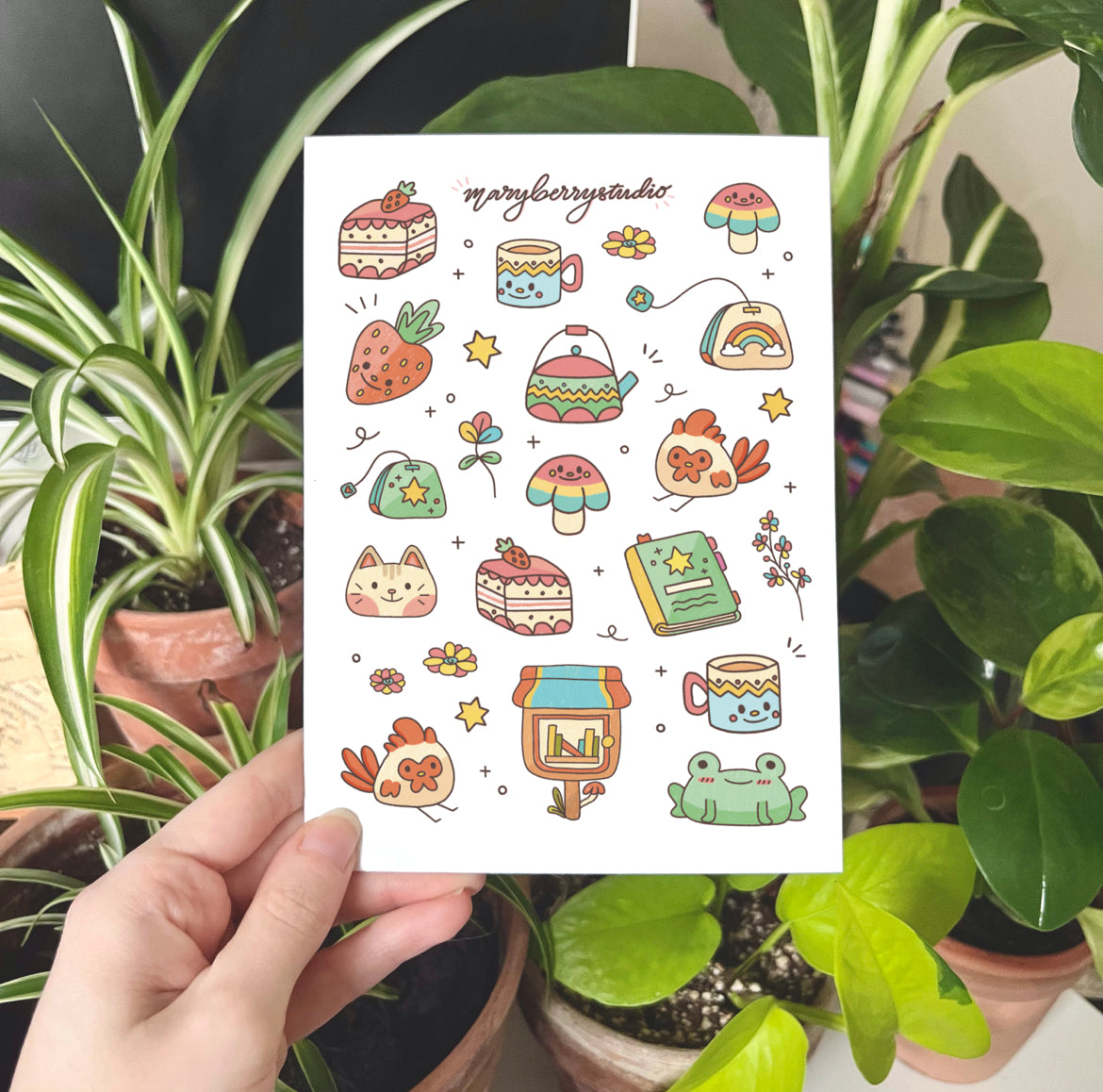 Cottage Farm Sticker Sheet