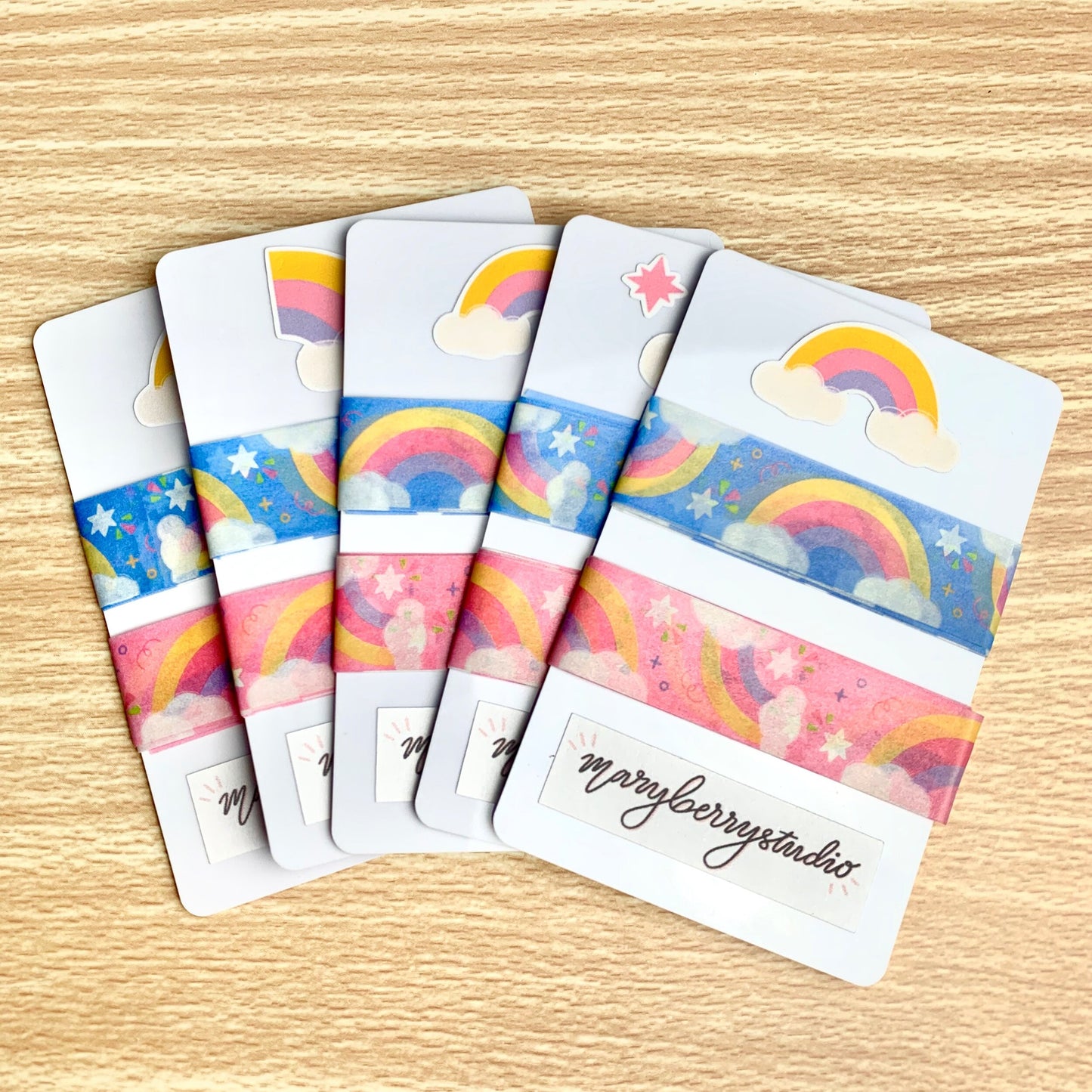 Rainbow Washi Tape Sample